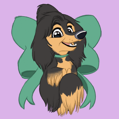 Hound Breeds - Scruff Puppy Vinyl Stickers