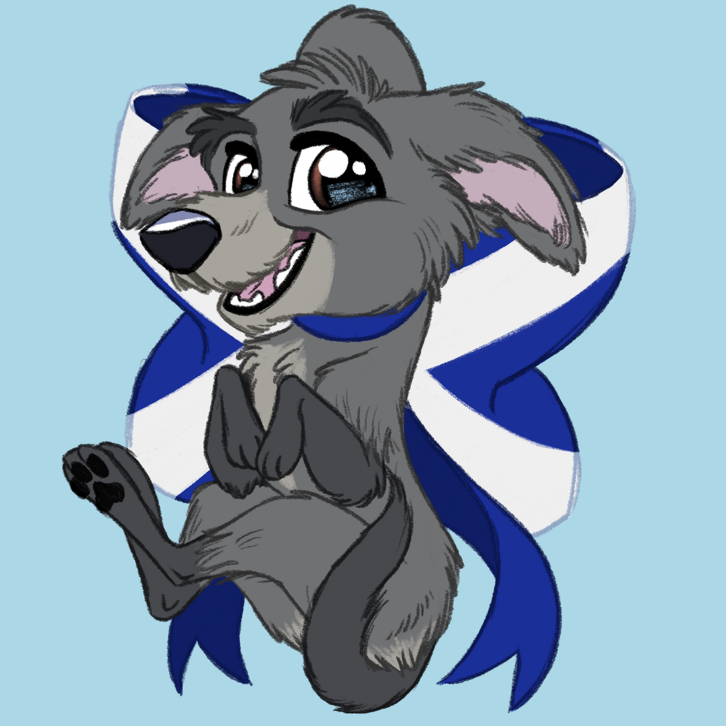 Hound Breeds - Scruff Puppy Vinyl Stickers