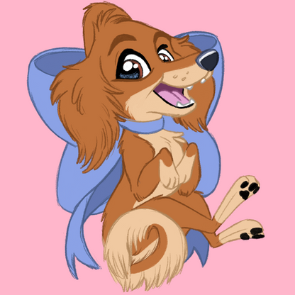 Hound Breeds - Scruff Puppy Vinyl Stickers