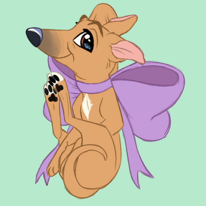 Hound Breeds - Scruff Puppy Vinyl Stickers