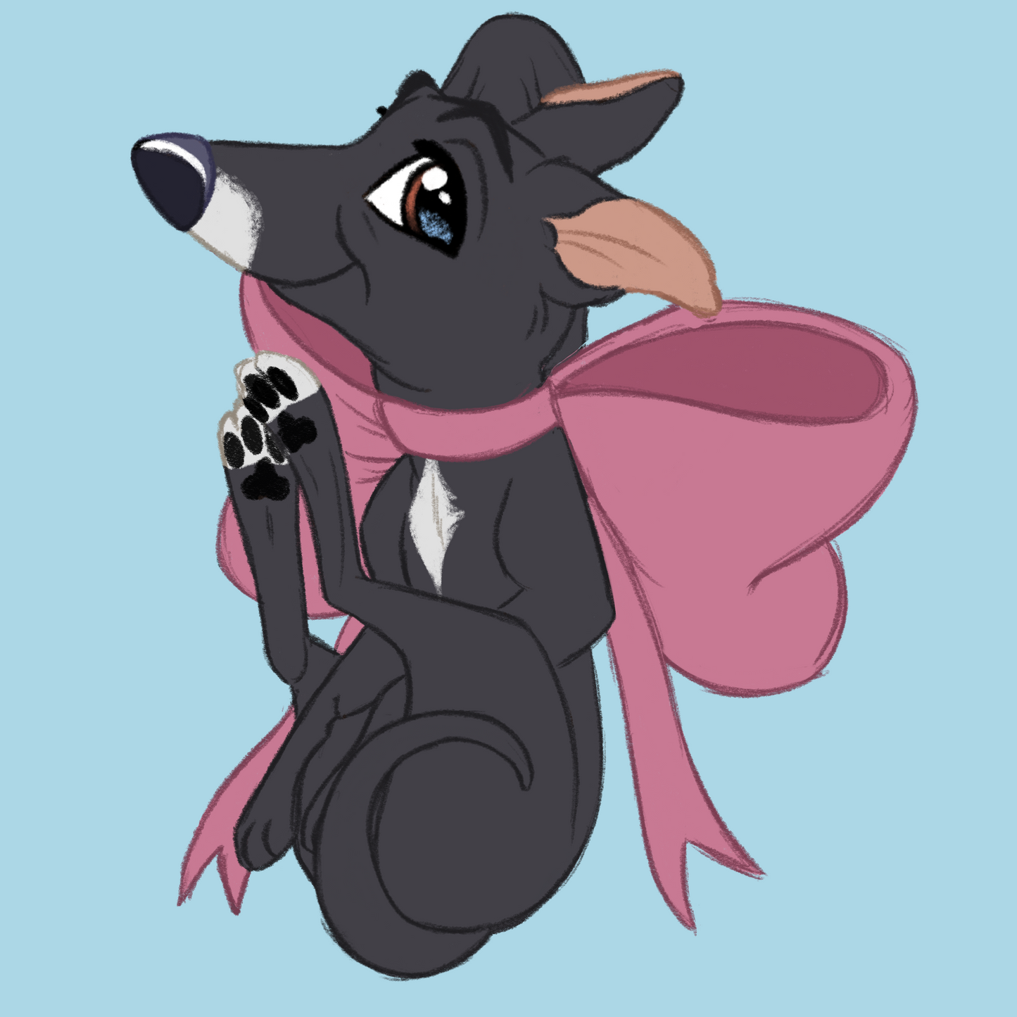 Hound Breeds - Scruff Puppy Vinyl Stickers