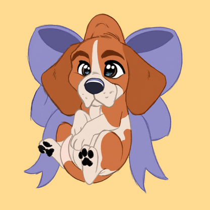 Beagle #108 Waggy Tail Keyring