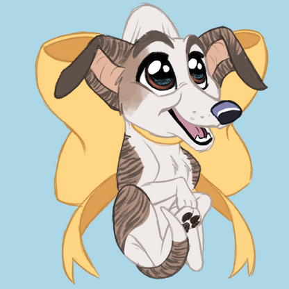 Hound Breeds - Scruff Puppy Vinyl Stickers