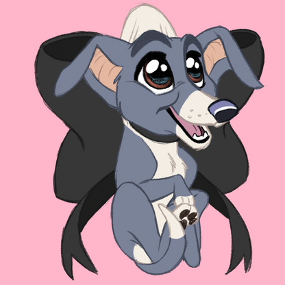 Hound Breeds - Scruff Puppy Vinyl Stickers