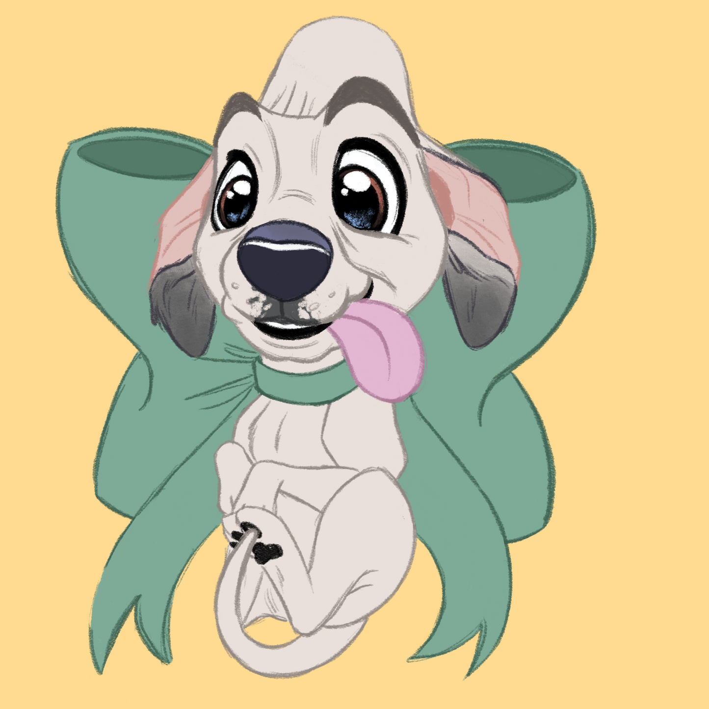 Toy Breeds - Scruff Puppy Vinyl Stickers