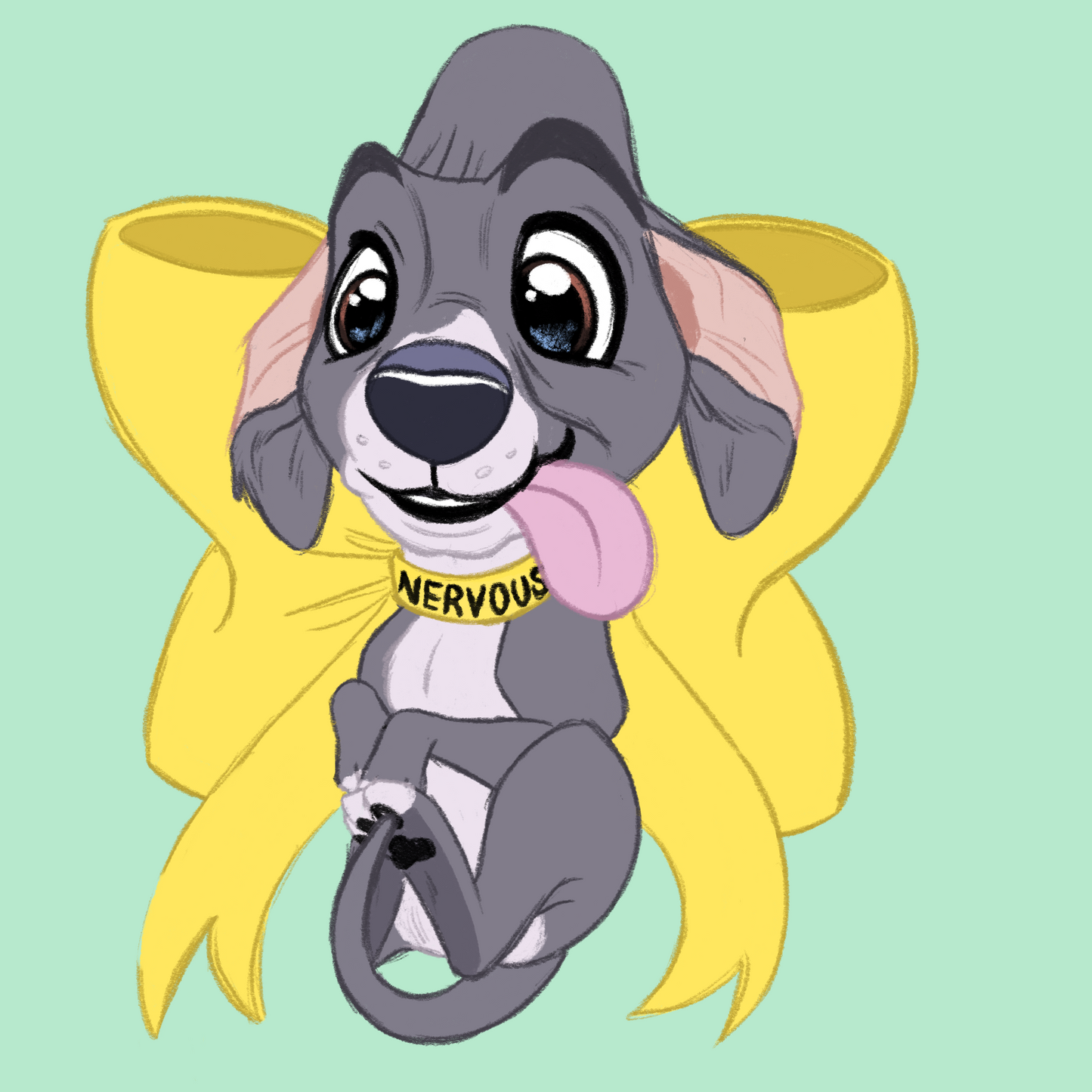 Toy Breeds - Scruff Puppy Vinyl Stickers