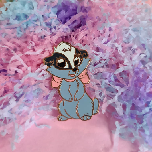 Sasha Badger Enamel Pin