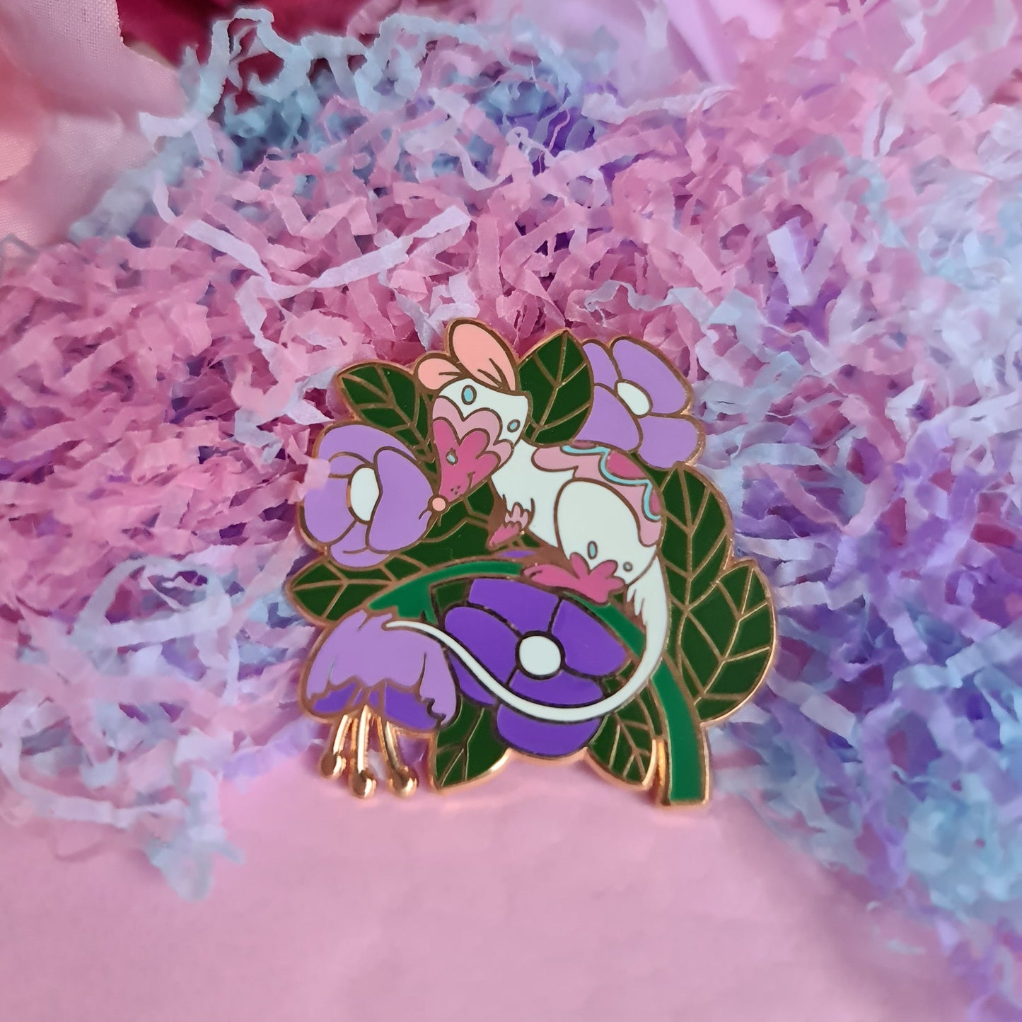 Field Mouse Enamel Pin