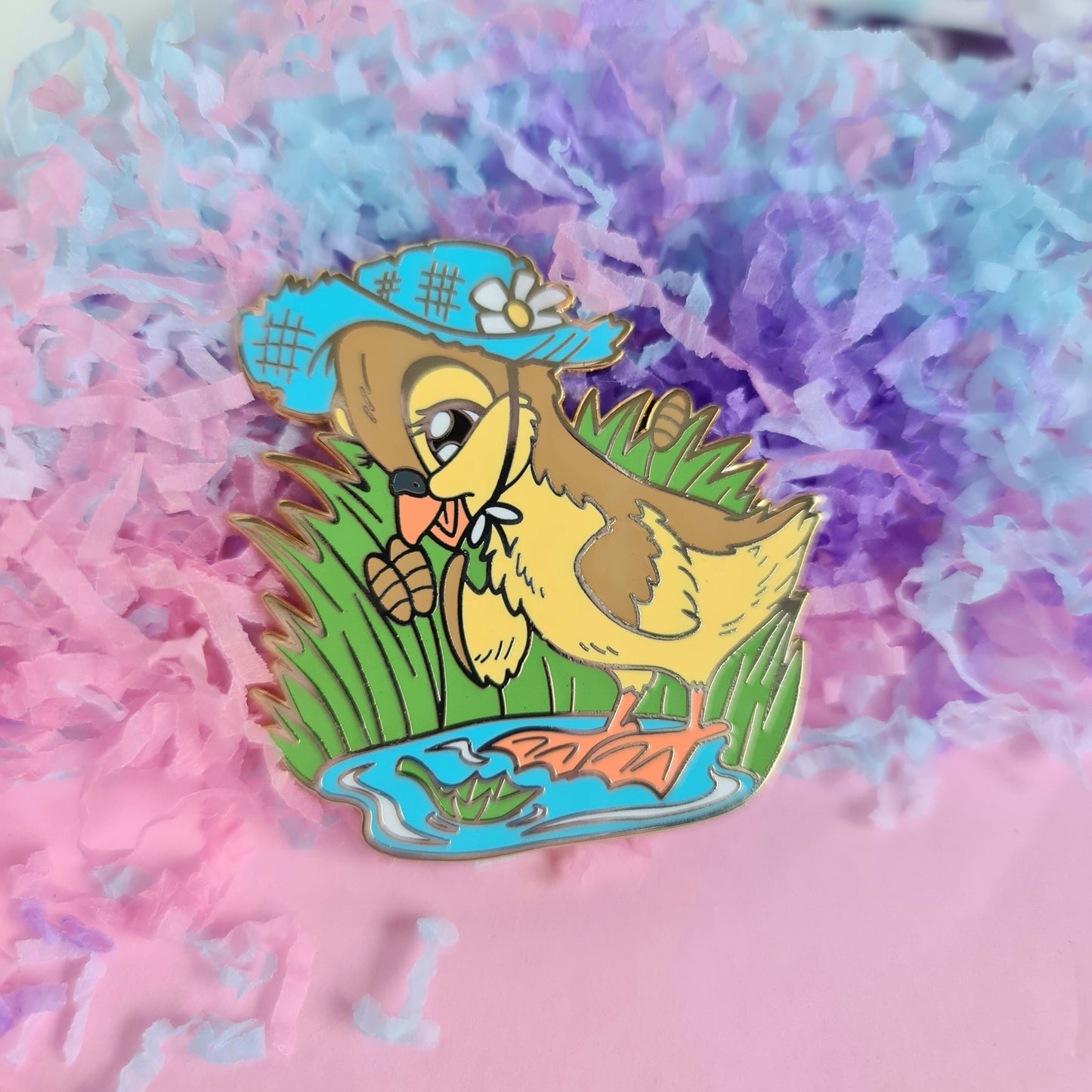 Dot Duckling Enamel Pin