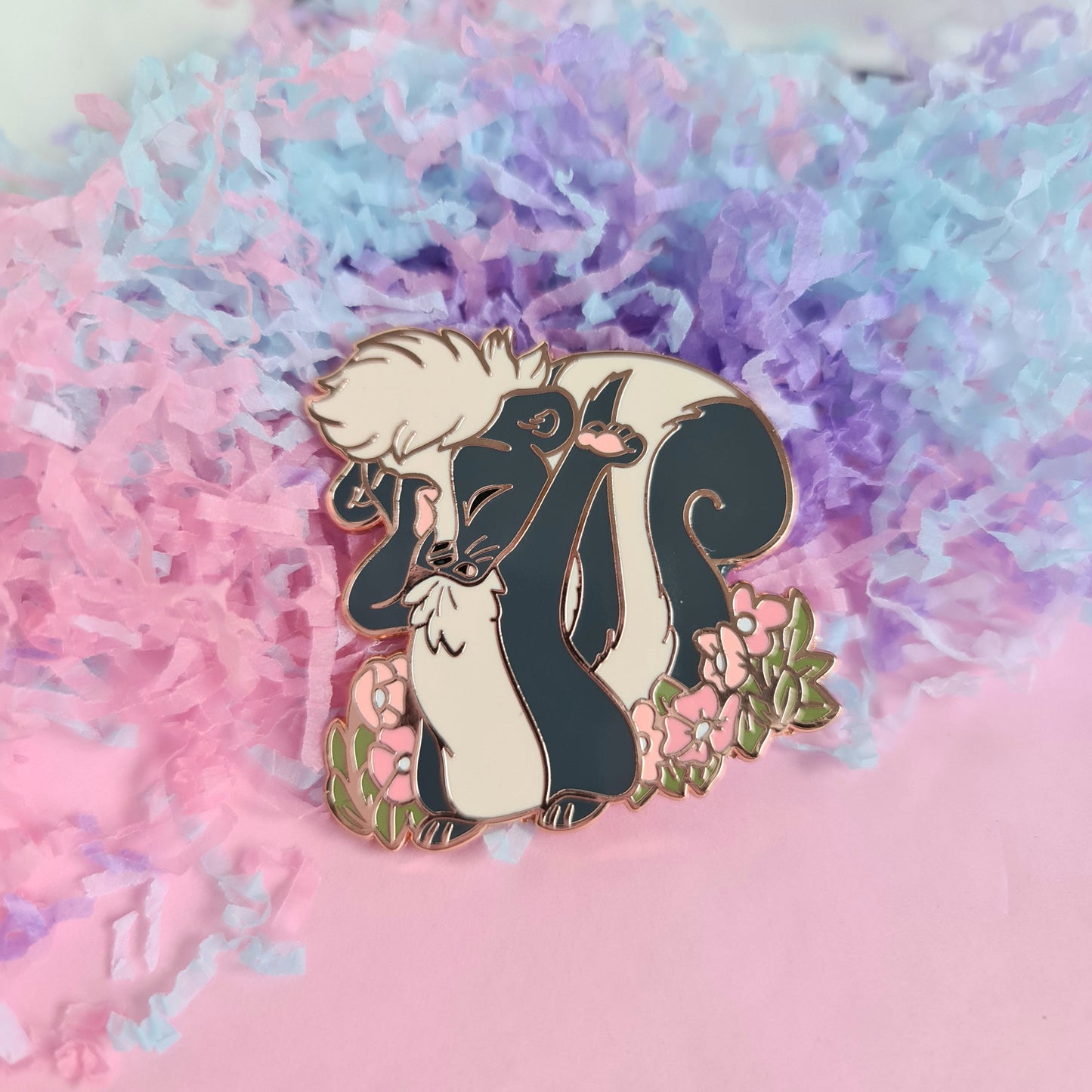 Penelope Skunk Enamel Pin