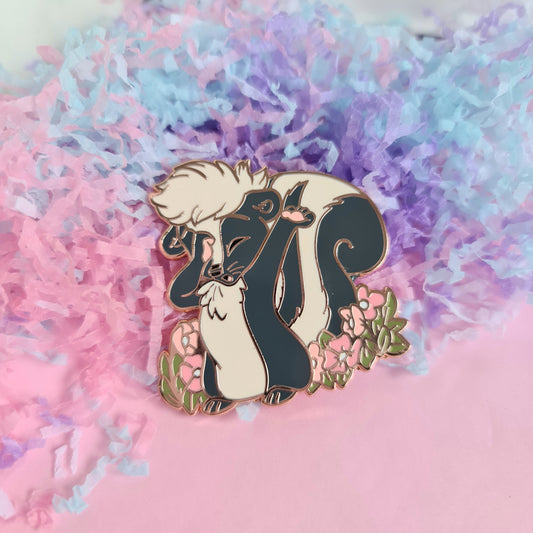 Penelope Skunk Enamel Pin