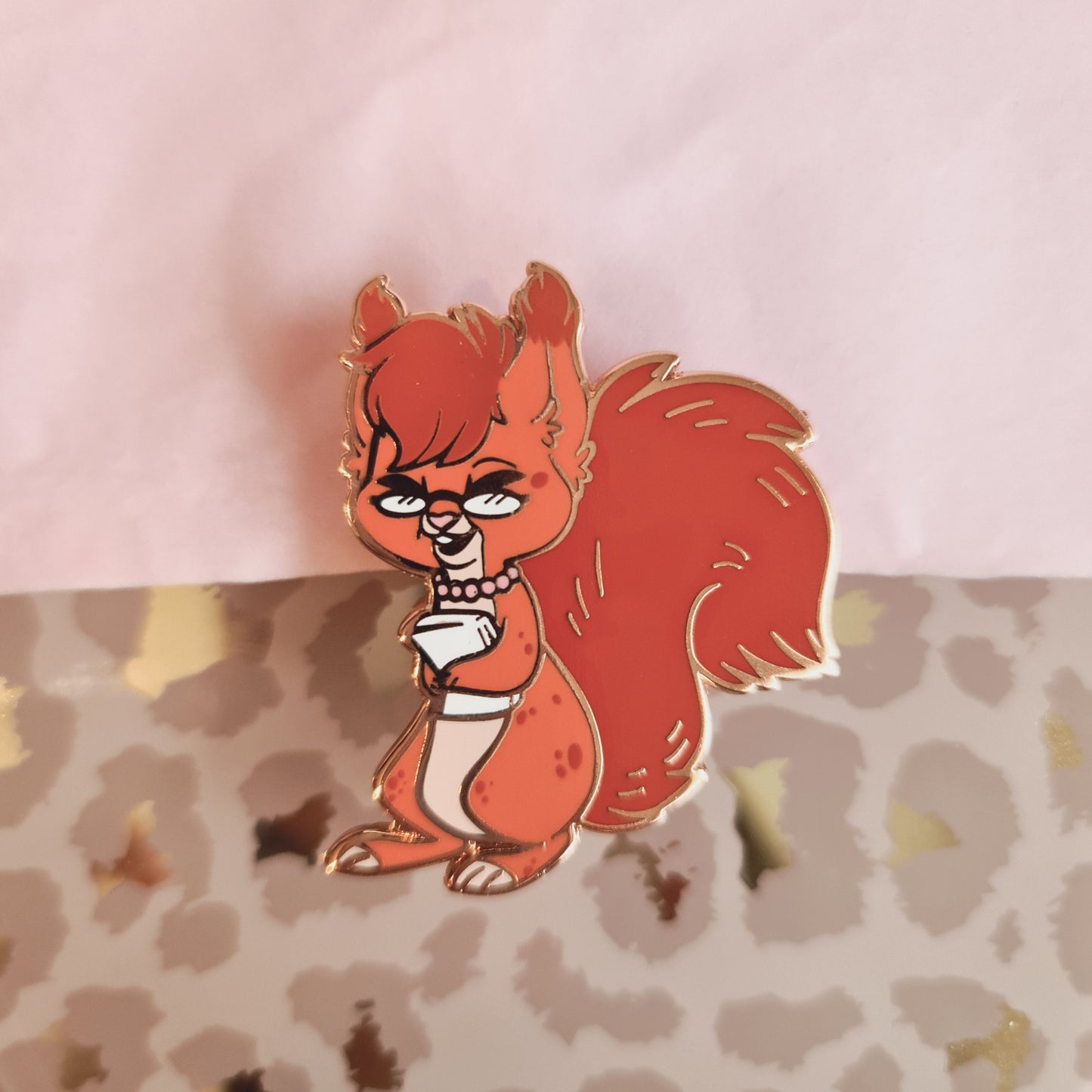 Bailey R. Squirrel Enamel Pin