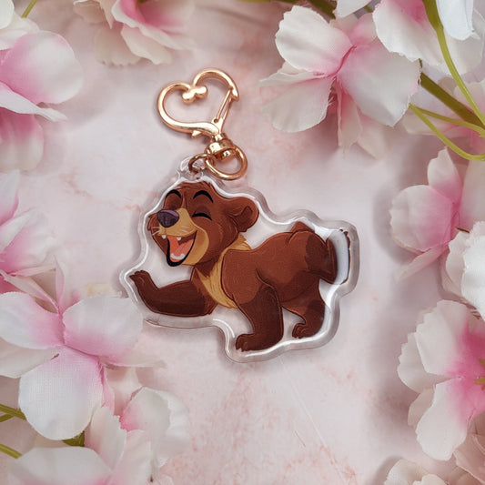 Dancing Bear Cub Acrylic Charm