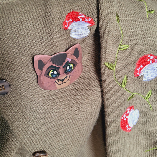 Lion XL Animal Badge