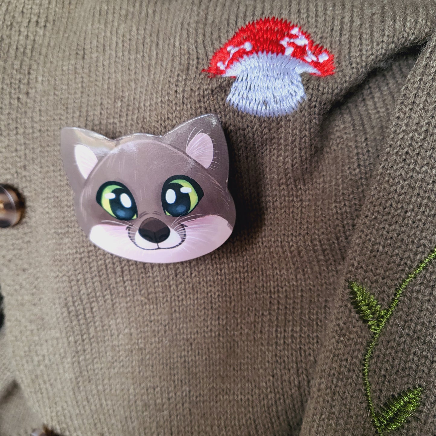 Otter XL Animal Badge