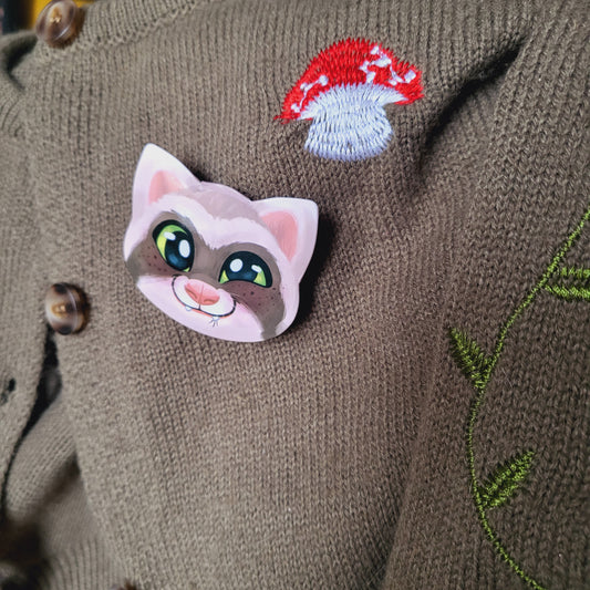 Ferret XL Animal Badge