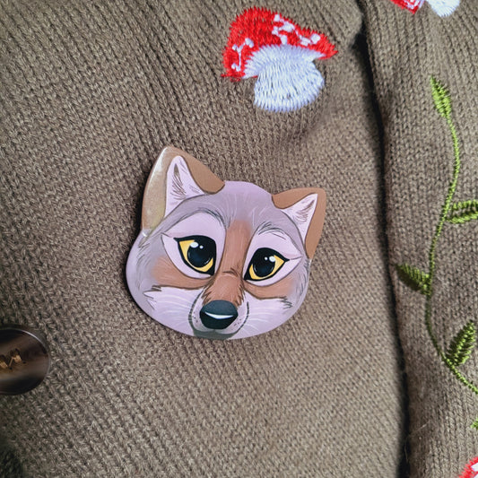 Coyote XL Animal Badge