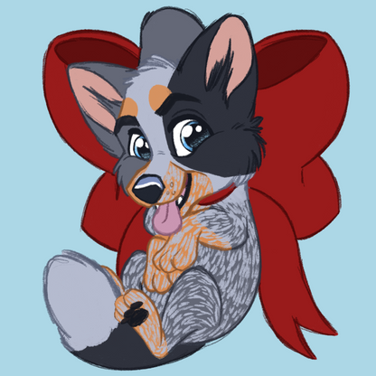 Pastoral Breeds - Scruff Puppy Vinyl Stickers