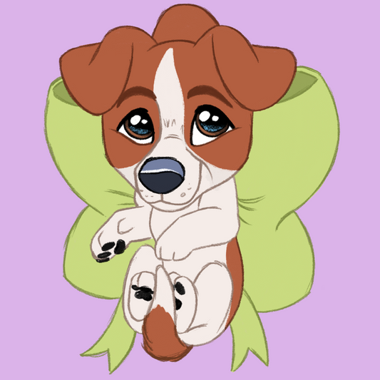 Smooth Fox Terrier #031  Waggy Tail Keyring