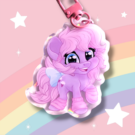 Fro-Yo Swirl Holographic Charm