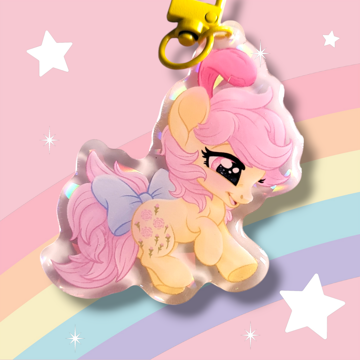 Floral Frolic Holographic Charm