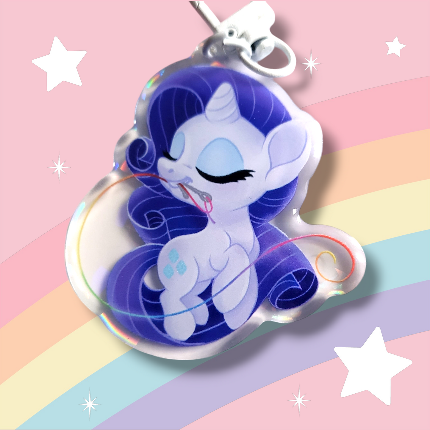 Sew Elegant Holographic Charm