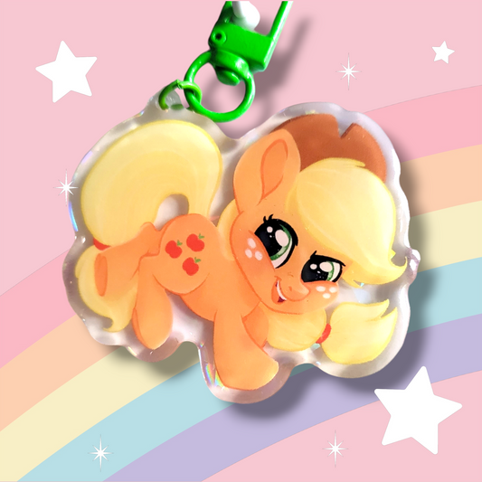 Ginger Apple Holographic Charm