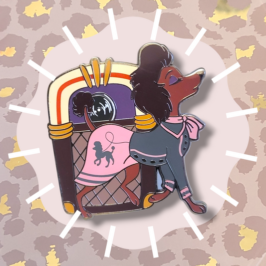 The Standard Poodle Enamel Pin