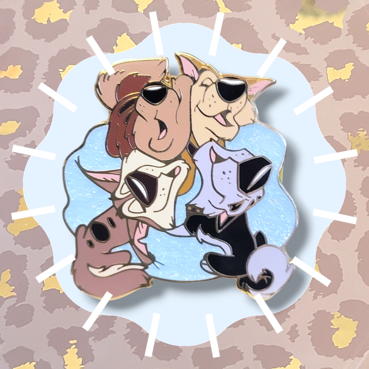 Howling Huskies Enamel Pin