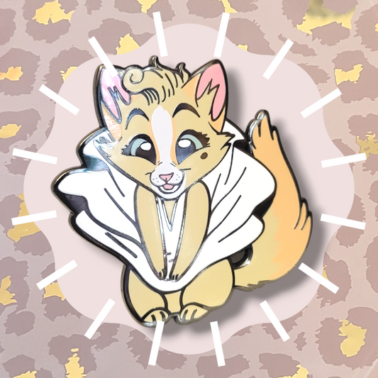 The Marilyn Ragdoll Enamel Pin