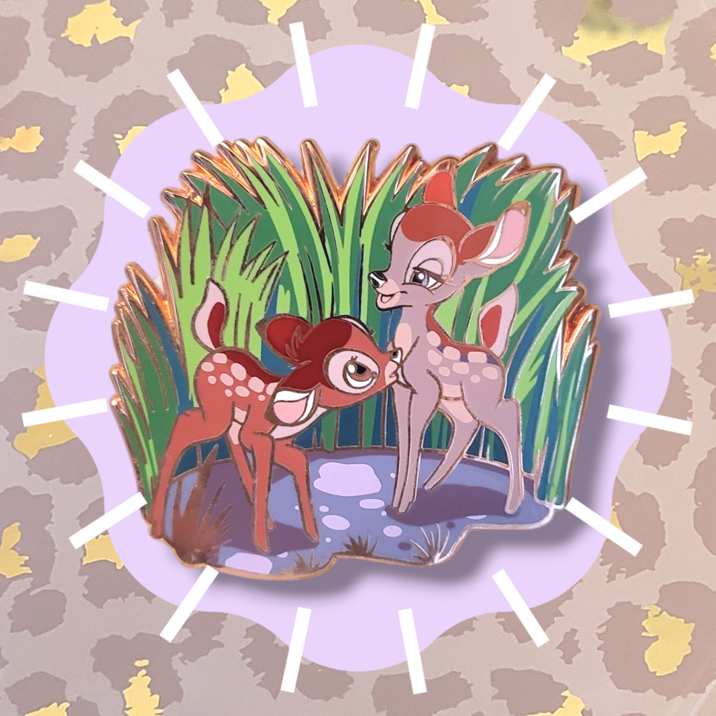 Fawns First Meeting Enamel Pin