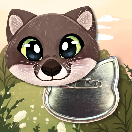 Otter XL Animal Badge