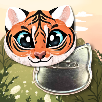 Tiger XL Animal Badge