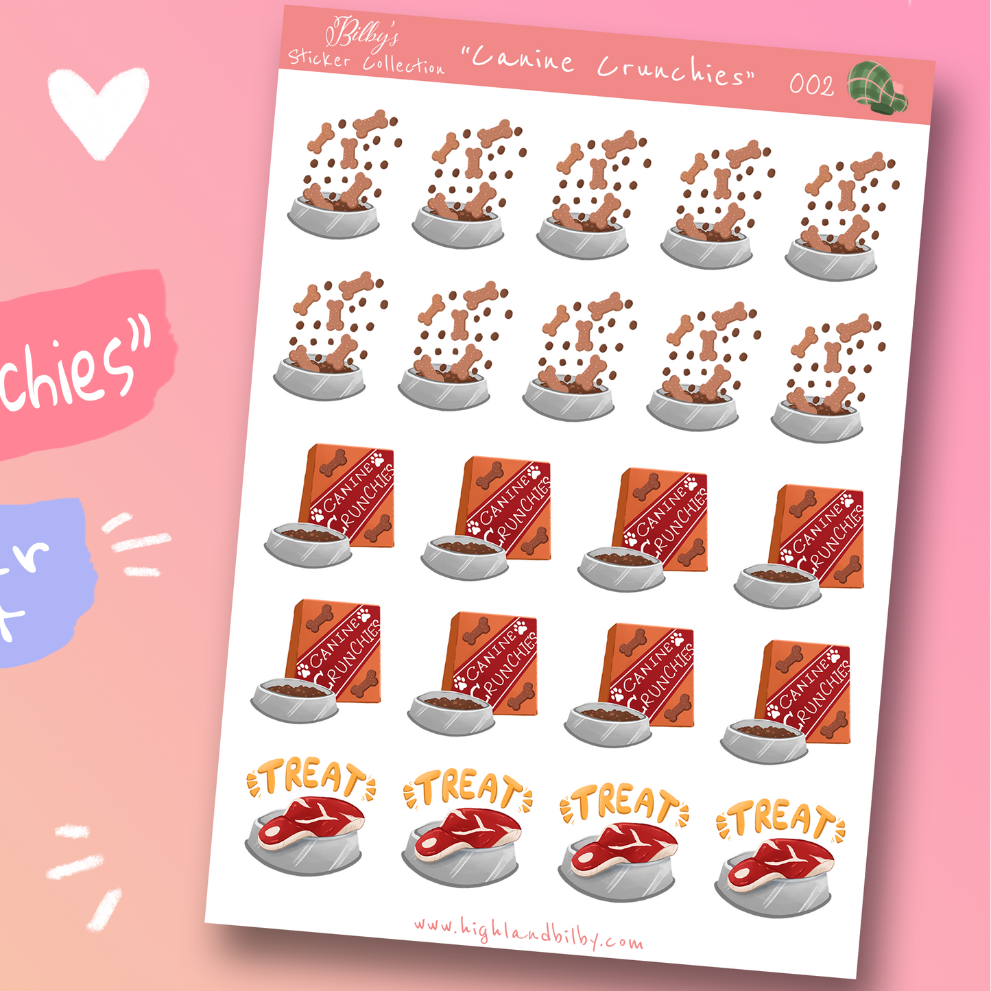 Canine Crunchies Dog Feeding Reminders