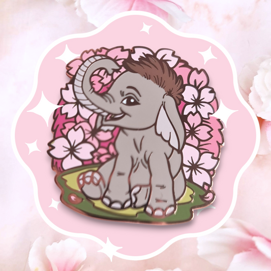 Borneo Pygmy Elephant Enamel Pin