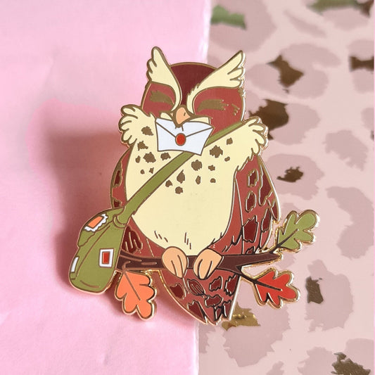 Amelia Owl Enamel Pin