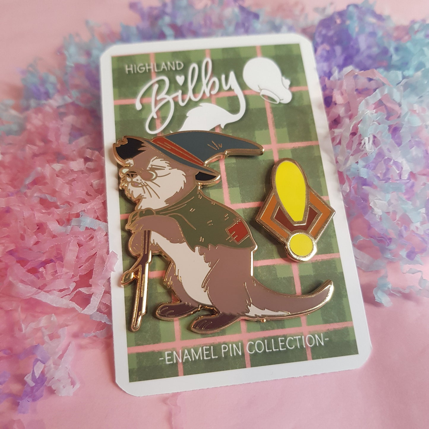 Otter Quest Hard Enamel pin (+Mini Quest Marker pin)