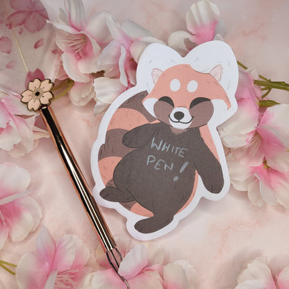 Red Panda Sticky Notes Memo Pad