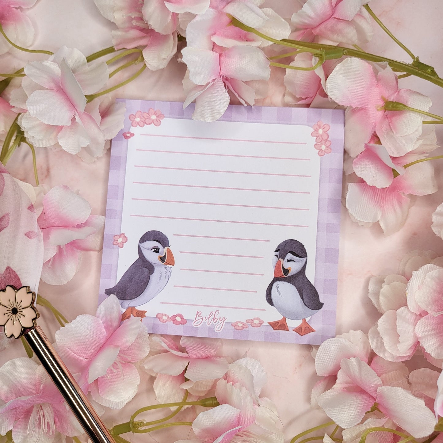 Atlantic Puffins Memo Pad