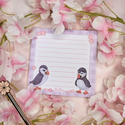 Atlantic Puffins Memo Pad