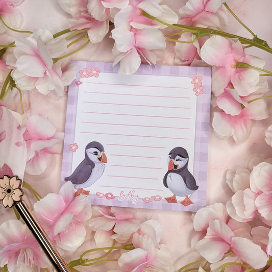 Atlantic Puffins Memo Pad