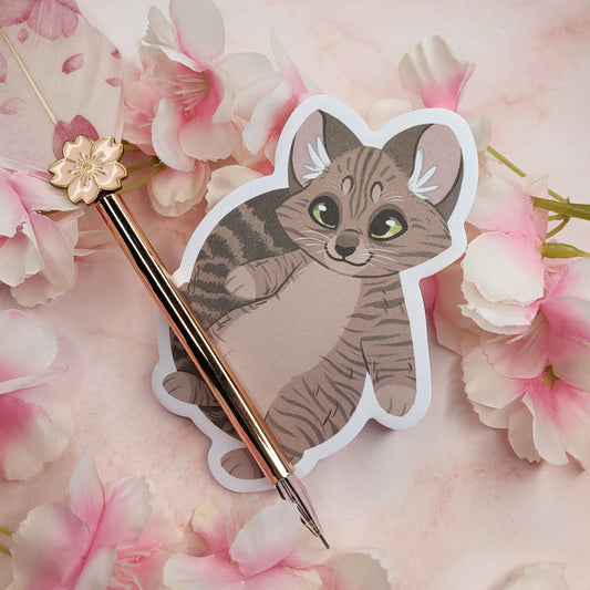 Wildcat Kitten Sticky Notes Memo Pad