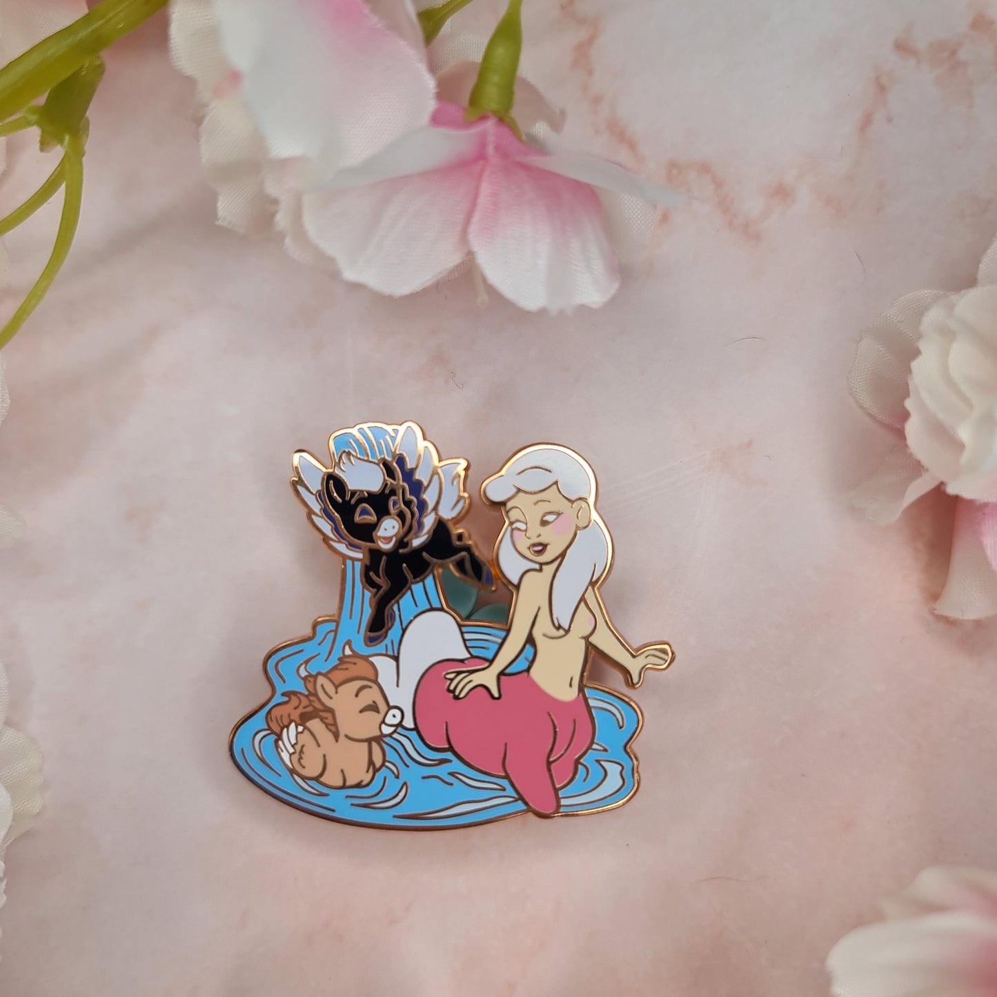 Centaurette and Pegasus Enamel Pin