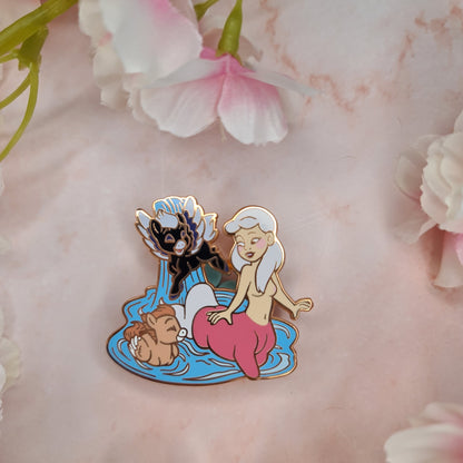 Centaurette and Pegasus Enamel Pin