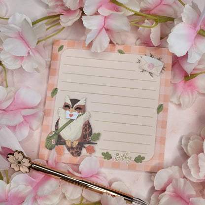Delivery Owl Memo Pad