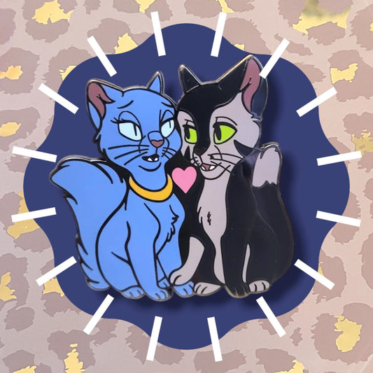 Felidae Francis and Felicity Enamel Pin (Parental Warning!)