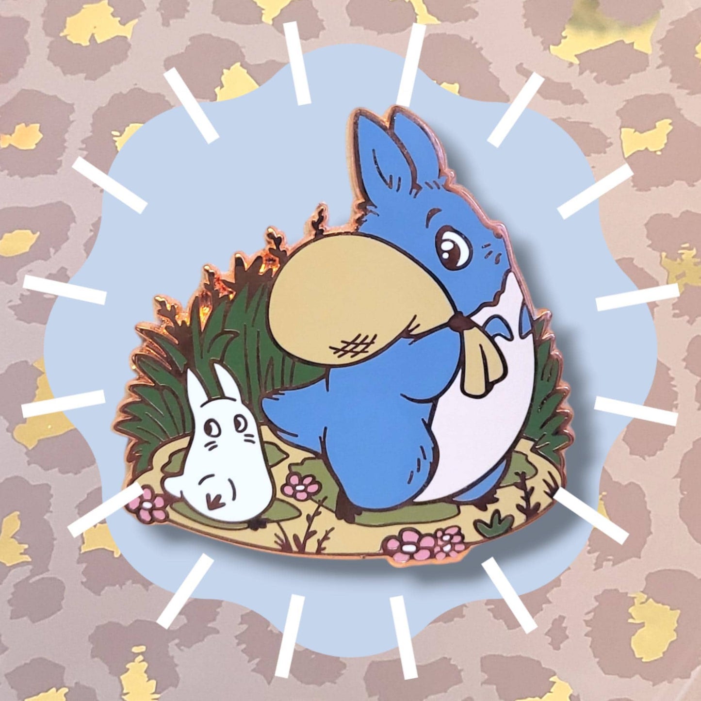 Strolling Forest Critters Enamel Pin