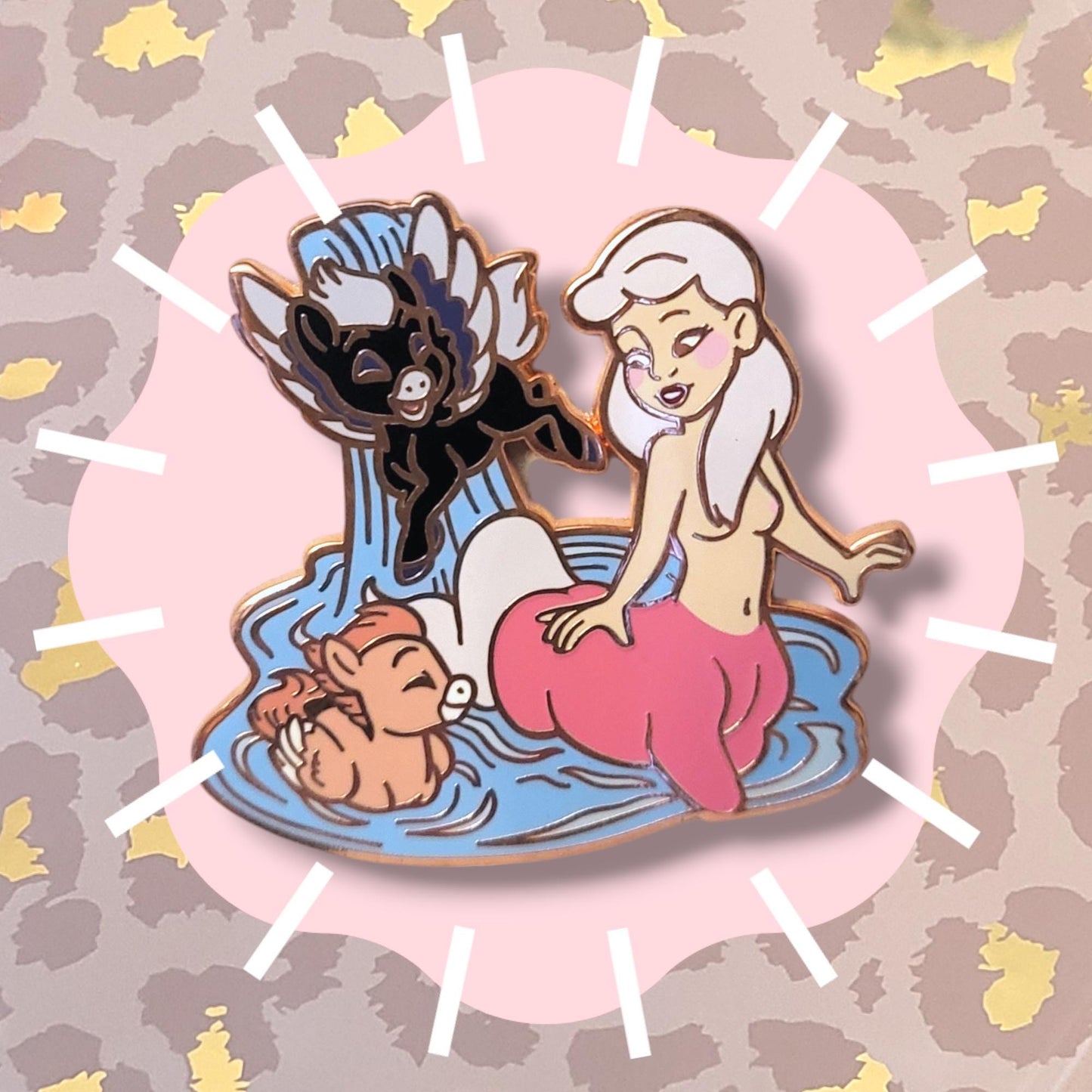 Centaurette and Pegasus Enamel Pin