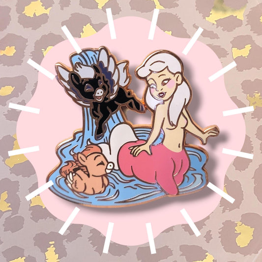 Centaurette and Pegasus Enamel Pin