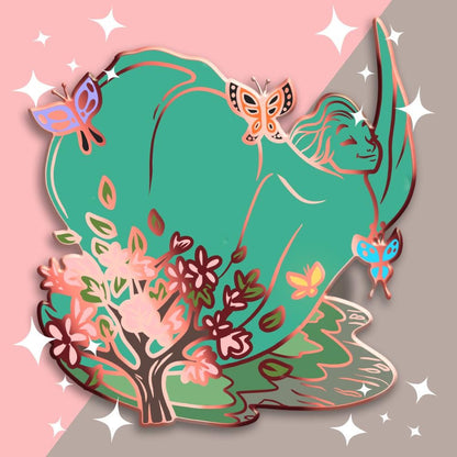 Mother Nature Enamel Pin